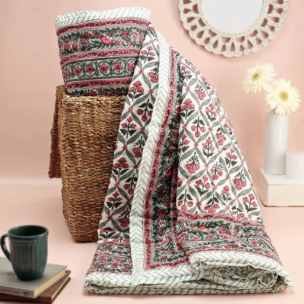 Embrace the Comfort of Nature's Embrace: Organic Mulmul Cotton Quilts for All Seasons